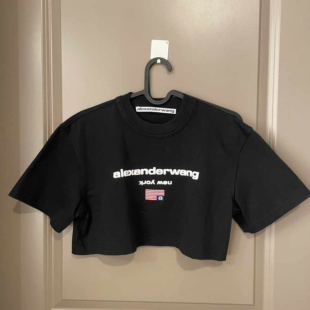 Alexander wang crop tee